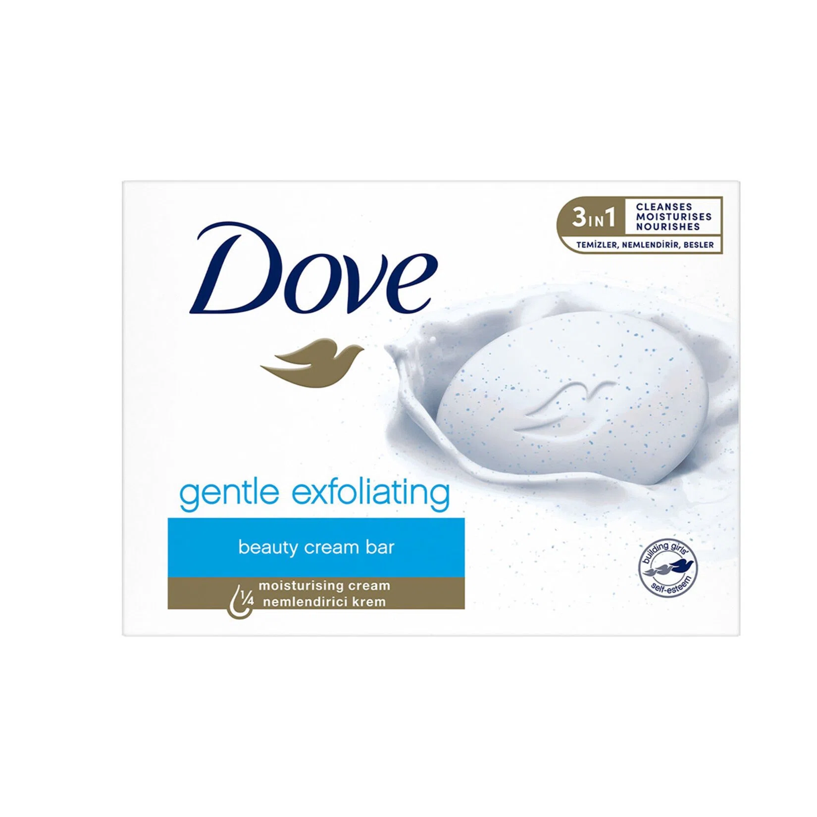 صابون لایه بردار داو مدل Gentle Exfoliating وزن ۹۰ گرم