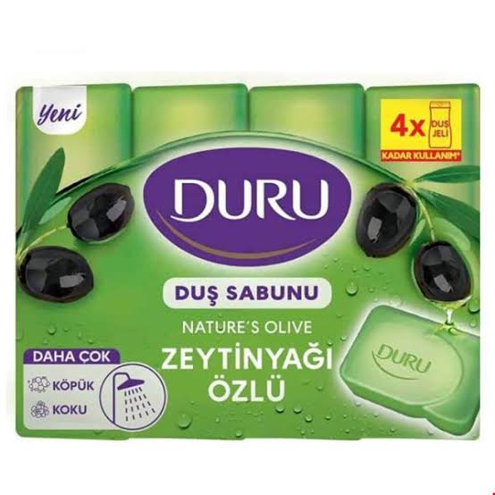 صابون حمام دورو Duru حاوی روغن زیتون بسته 4 عددی