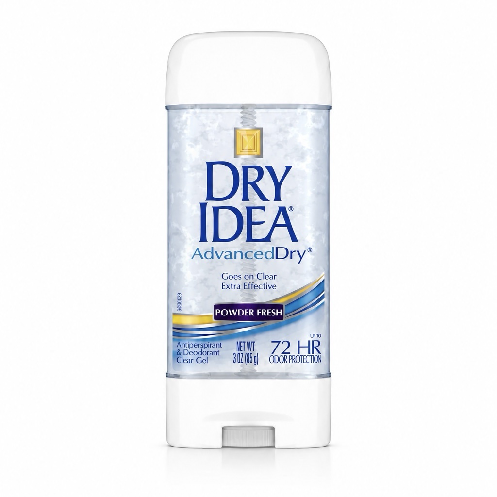 مام ژله ای ضد تعریق ۷۲ ساعته درای آیدیا با رایحه پودر بچه مدلAdvanced Dry وزن 85 گرم