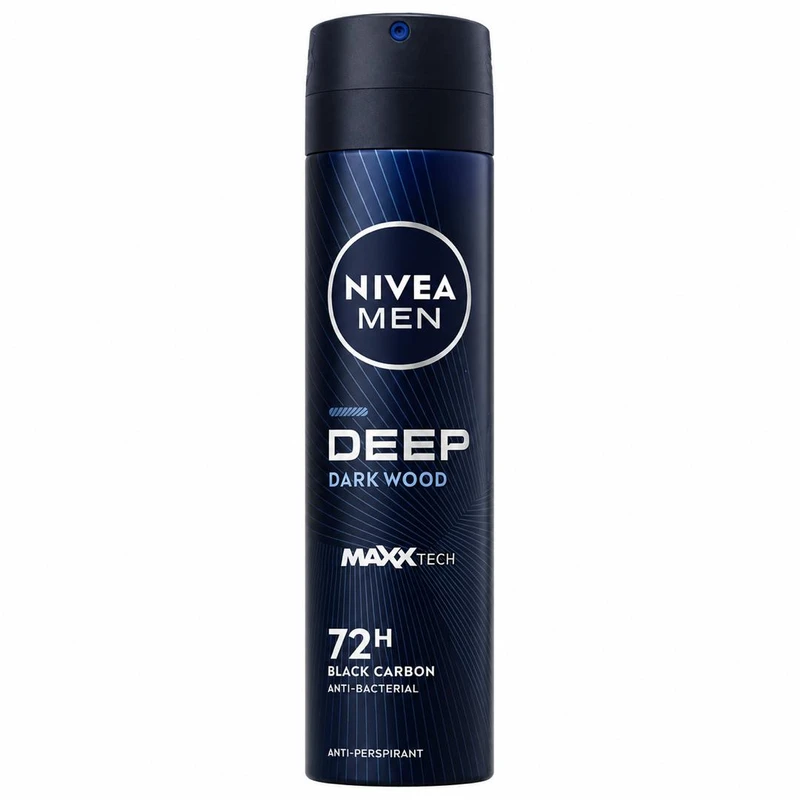 اسپری ضدتعریق مردانه نیوآ مدل 48H Deep Dark Wood حجم 200 میلی‌لیتر