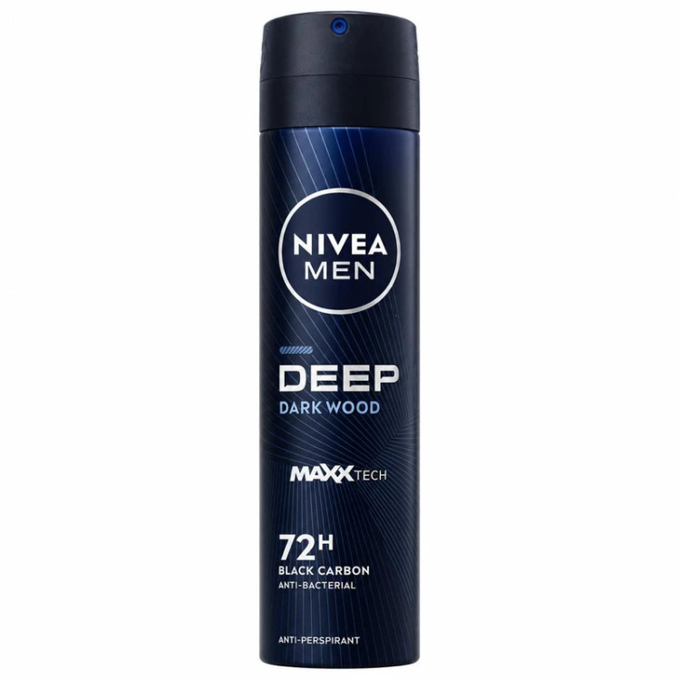 اسپری ضدتعریق مردانه نیوآ مدل 48H Deep Dark Wood حجم 200 میلیلیتر