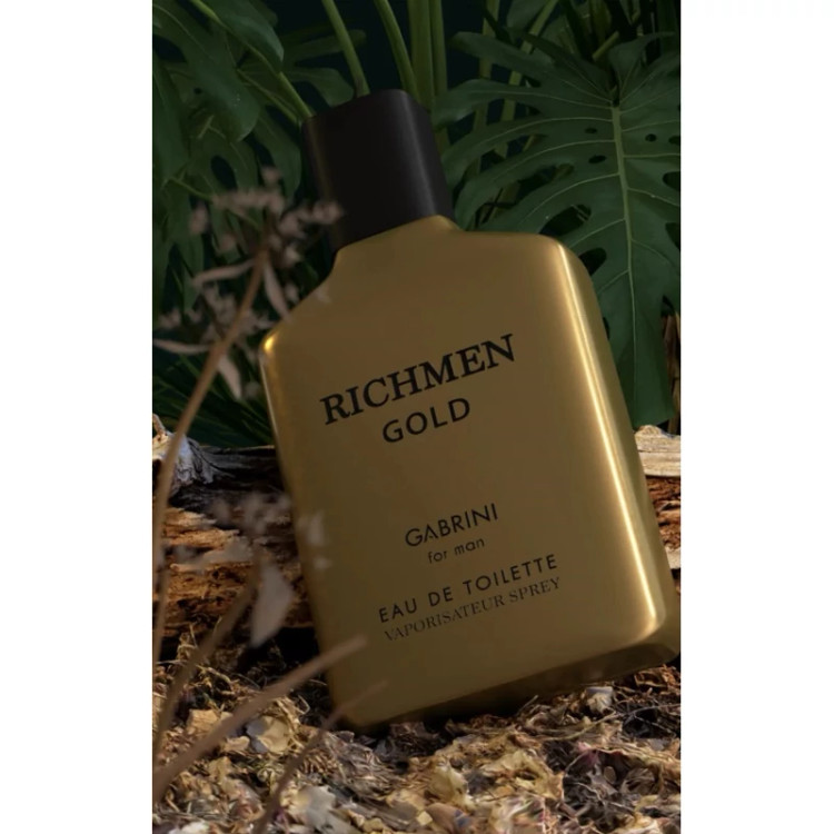 ادکلن مردانه گابرینی ریچمن گلد Richmen Gold Gabrini پرفیوم 100 میل
