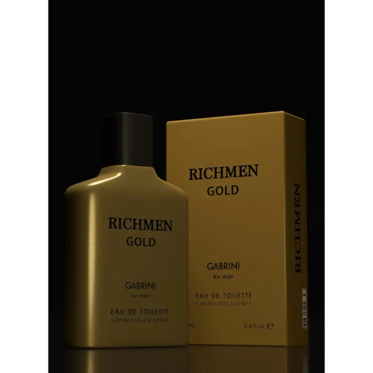 ادکلن مردانه گابرینی ریچمن گلد Richmen Gold Gabrini پرفیوم 100 میل