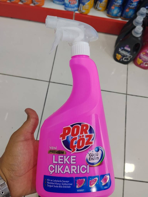 اسپری پاک کننده و لکه بر چند منظوره پورچوز مدل extra strong حجم 750 میل