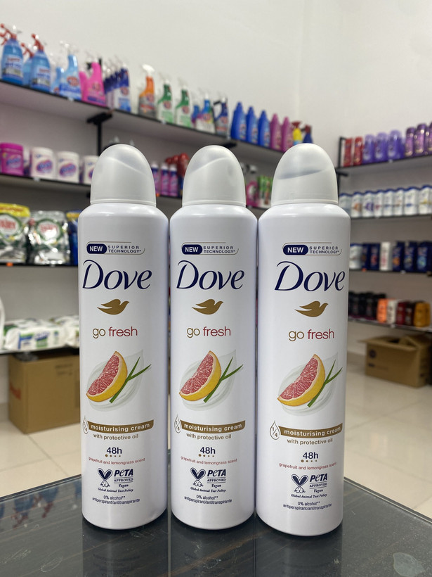 اسپری ضد تعریق گریپ فروت و برگ لیمو داو Doveحجم 250 میل