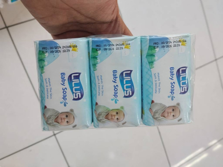 صابون کودک لیلوس مناسب برای پوست حساس نوزاد 90 گرم