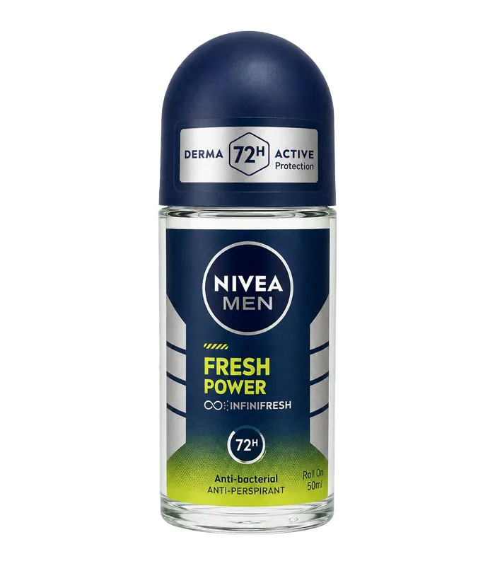 مام رول ضد تعریق مردانه نیوا NIVEA FRESH POWERحجم 50 میل